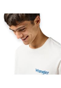 Wrangler - MESKA KOSZULKA WRANGLER GRAPHIC TEE WORN WHITE 112362835 #6