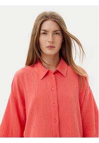 Vero Moda Koszula Natali 10279685 Różowy Standard Fit. Kolor: różowy. Materiał: bawełna #4