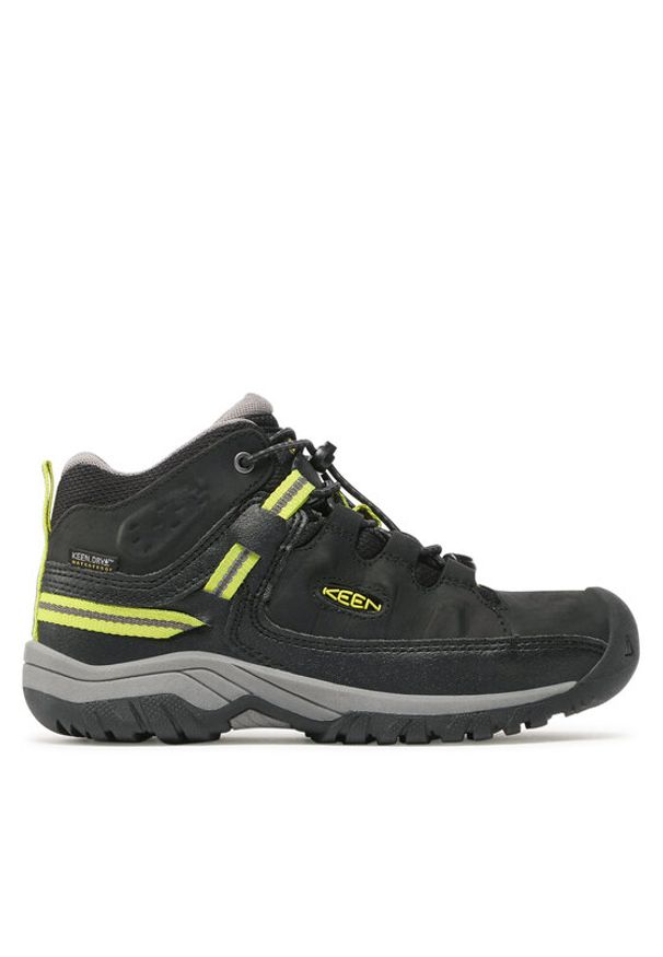 keen - Keen Trekkingi Targhee Mid Wp 1026300 Czarny. Kolor: czarny. Materiał: skóra, nubuk