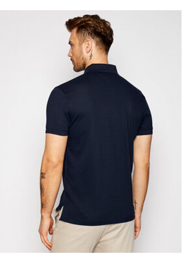 TOMMY HILFIGER - Tommy Hilfiger Polo 1985 MW0MW17770 Granatowy Regular Fit. Typ kołnierza: polo. Kolor: niebieski. Materiał: bawełna