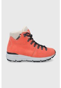 Zamberlan Buty damskie kolor pomarańczowy. Nosek buta: okrągły. Zapięcie: sznurówki. Kolor: pomarańczowy. Materiał: materiał, guma
