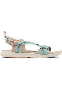 columbia - Sandały Lifestyle Damskie Columbia Sandal. Kolor: zielony