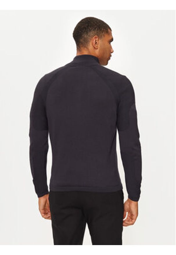 BOSS - Boss Sweter Perform-X_QZ 50498525 Granatowy Regular Fit. Kolor: niebieski. Materiał: bawełna, syntetyk