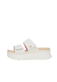 PRO BRANDS - Sandały HEY DUDE DELRAY SLIDE EYELET Biały. Kolor: biały. Materiał: tkanina #1