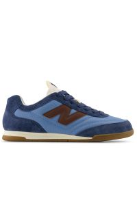 Buty New Balance URC42PMA - niebieskie. Kolor: niebieski. Materiał: guma, skóra, syntetyk, materiał. Szerokość cholewki: normalna #1