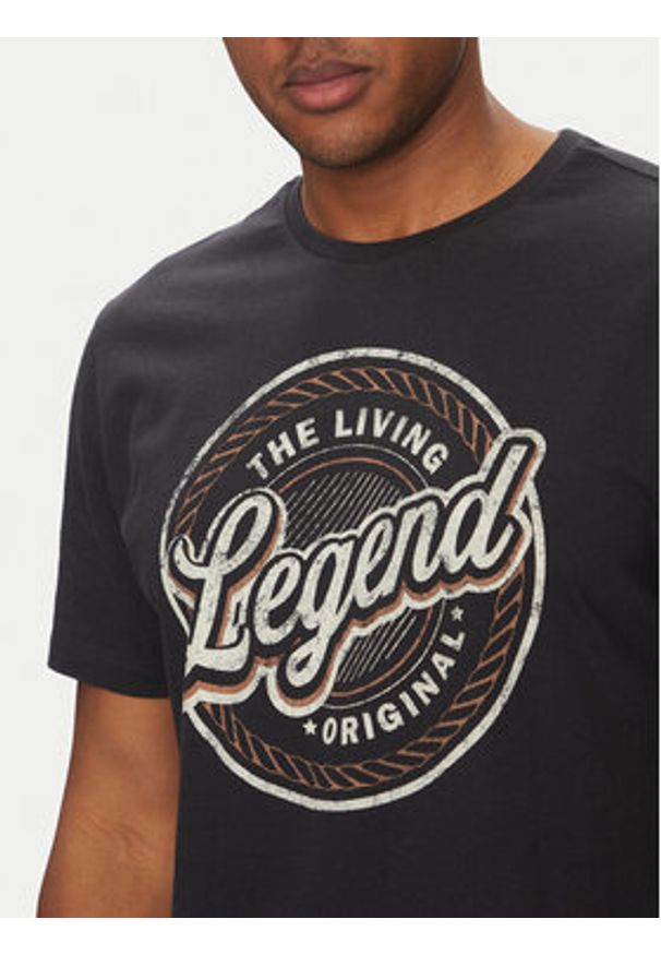 Blend T-Shirt 20717760 Czarny Regular Fit. Kolor: czarny. Materiał: bawełna