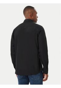Karl Lagerfeld - KARL LAGERFELD Koszula 605192 561784 Czarny Modern Fit. Typ kołnierza: dekolt w karo. Kolor: czarny. Materiał: bawełna #2