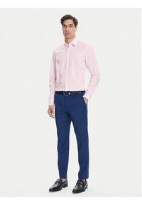 BOSS Koszula H-Hank 50469345 Różowy Slim Fit. Kolor: różowy. Materiał: bawełna #5