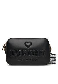 Love Moschino - LOVE MOSCHINO Torebka JC4220PP0MKF0000 Czarny. Kolor: czarny. Materiał: skórzane