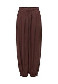 only - ONLY Spodnie materiałowe Scarly 15380514 Brązowy Relaxed Fit. Kolor: brązowy. Materiał: materiał #2