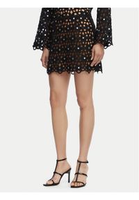 MICHAEL Michael Kors Spódnica mini MS670M4KNE Czarny Regular Fit. Kolor: czarny. Materiał: syntetyk #1