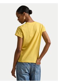 Polo Ralph Lauren T-Shirt 211B14605017 Żółty Classic Fit. Typ kołnierza: polo. Kolor: żółty. Materiał: bawełna #4