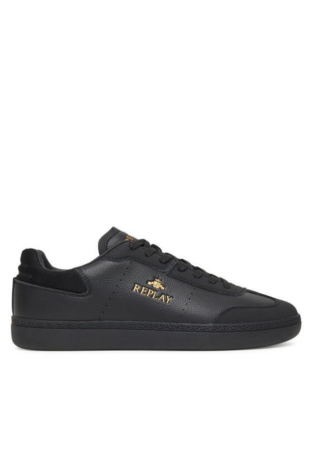 Replay - REPLAY Sneakersy GMSD7 .000.C0005L Czarny. Kolor: czarny. Materiał: skóra
