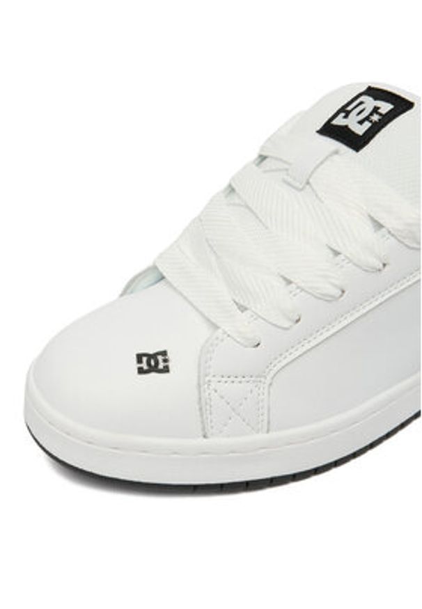 DC Shoes Sneakersy CEOWB-V5-10116 Biały. Kolor: biały. Materiał: skóra