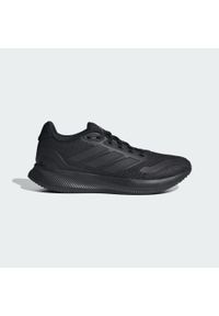 Adidas - Buty Runfalcon 5 Kids. Kolor: czarny. Materiał: materiał. Sport: bieganie