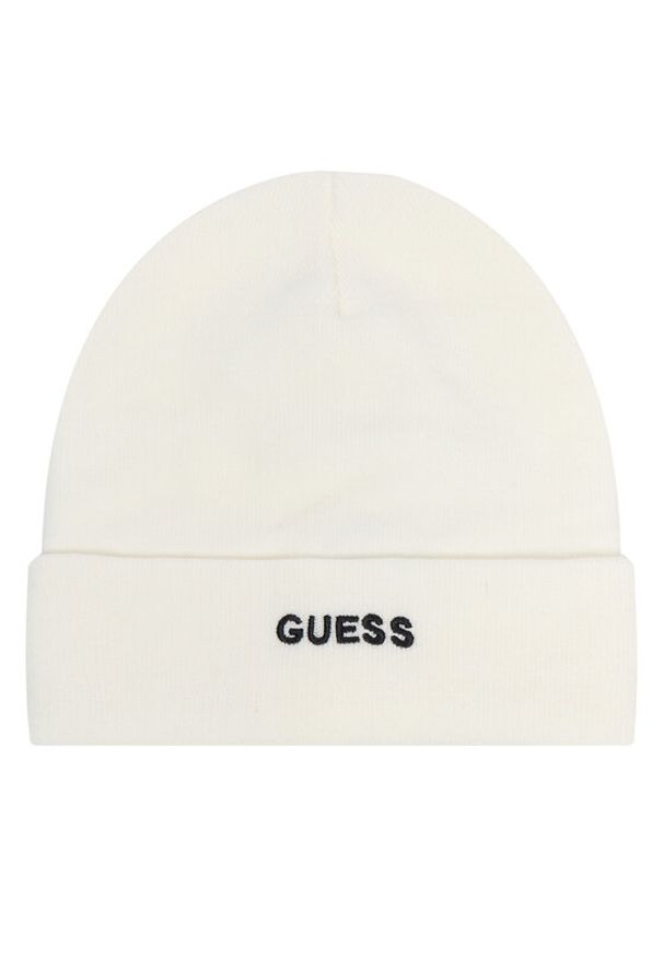 Guess Czapka AM9458 VIS01 Biały. Kolor: biały. Materiał: materiał