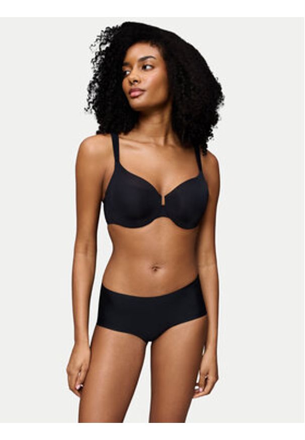 Triumph Bokserki Make-Up Illusion 10217835 Czarny. Kolor: czarny. Materiał: syntetyk