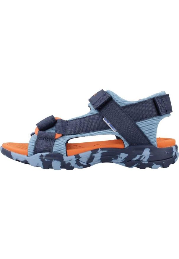 Sandały juniorskie Geox Borealis. Kolor: niebieski