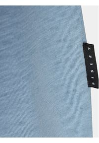Sisley T-Shirt 3WF0S101K Błękitny Regular Fit. Kolor: niebieski. Materiał: bawełna #3