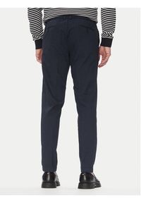 Bugatti Chinosy 1950 76210C Granatowy Slim Fit. Kolor: niebieski. Materiał: bawełna #5