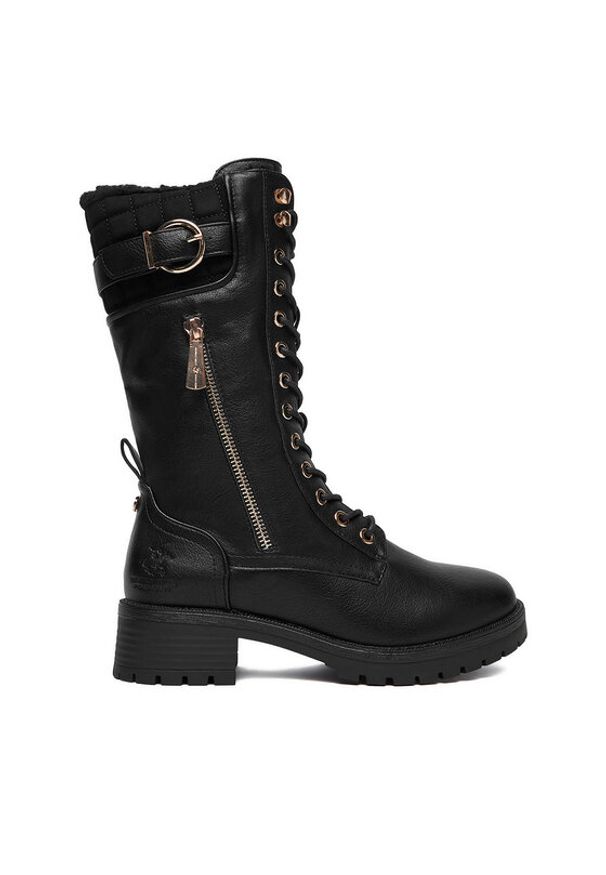 Beverly Hills Polo Club Kozaki CEO-WS17139-01 Czarny. Kolor: czarny. Materiał: materiał