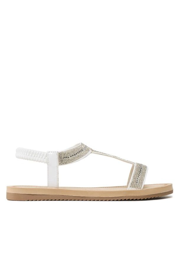 Clara Barson Sandały WSS20835-01B Biały. Kolor: biały. Materiał: skóra