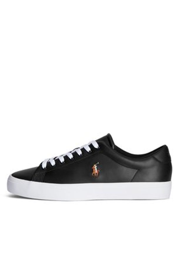 Polo Ralph Lauren Sneakersy Longwood 816884372001 Czarny. Kolor: czarny. Materiał: skóra