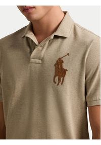 Polo Ralph Lauren Polo 710958776002 Beżowy Regular Fit. Typ kołnierza: polo. Kolor: beżowy. Materiał: bawełna #2