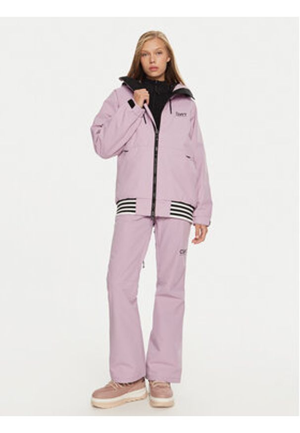 Colourwear Kurtka narciarska 7010319 Fioletowy Regular Fit. Kolor: fioletowy. Materiał: syntetyk. Sport: narciarstwo