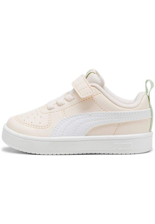 Buty do chodzenia niemowlęce Puma 38431427. Kolor: wielokolorowy, różowy, beżowy. Materiał: skóra ekologiczna, materiał, syntetyk. Sport: turystyka piesza