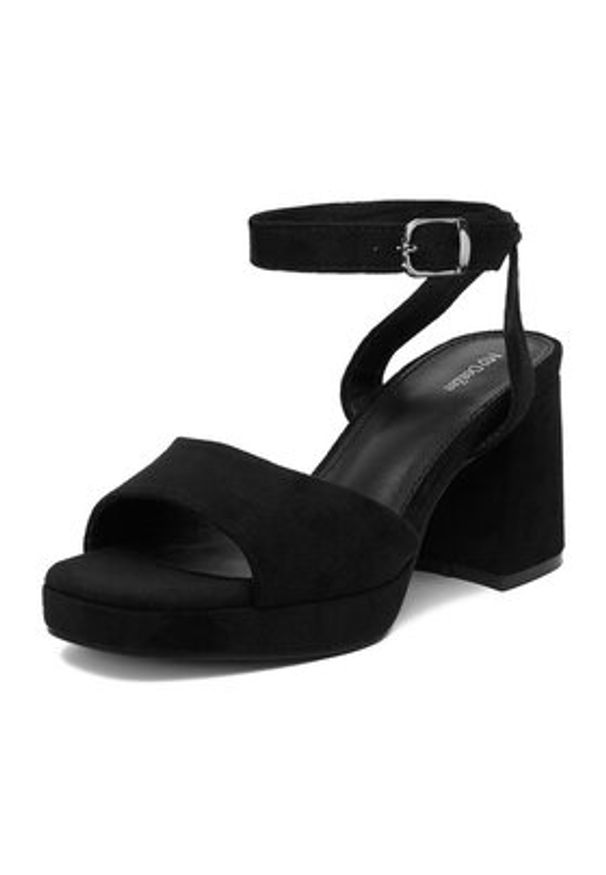 DeeZee Sandały CEO-HY3065-2 Czarny. Kolor: czarny. Materiał: materiał