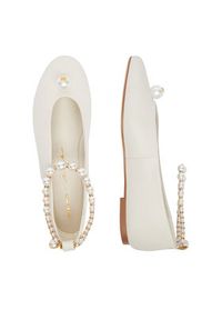 Gino Rossi - GINO ROSSI Baleriny CEO-ROSE-LT1670-9 Biały. Kolor: biały. Materiał: skóra #10