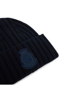 TOMMY HILFIGER - Tommy Hilfiger Czapka Th Crest Fluffy AW0AW18210 Granatowy. Kolor: niebieski. Materiał: wełna #5