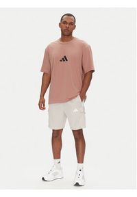 Adidas - adidas T-Shirt Z.N.E. JC5480 Różowy Loose Fit. Kolor: różowy. Materiał: syntetyk #3