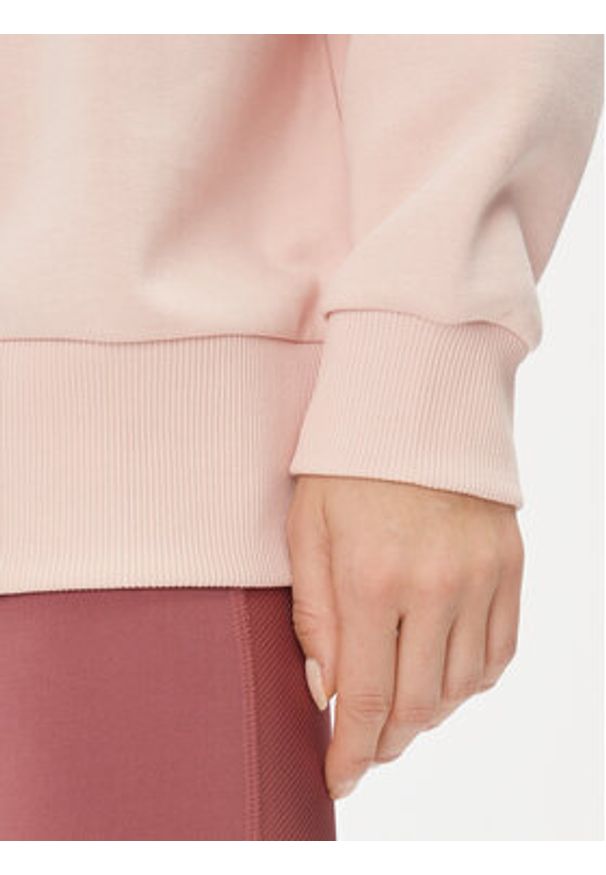 Reebok Bluza Lux IL2104 Różowy Oversize. Kolor: różowy. Materiał: syntetyk, bawełna