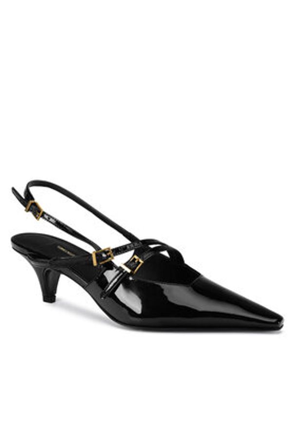 Gino Rossi Czółenka RAFA-116131 Czarny. Kolor: czarny. Materiał: skóra, lakier