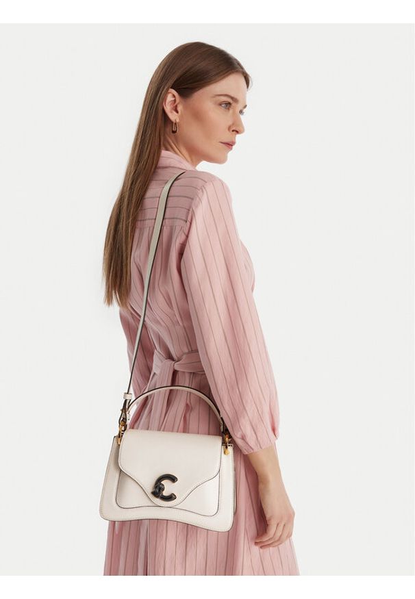 Coccinelle Torebka U4G Coccinelle C-Me Calf&Marb E1 U4G 18 02 01 Biały. Kolor: biały. Materiał: skórzane