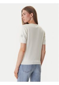 DKNY Sweter DJ6R0242 Écru Regular Fit. Kolor: kremowy. Materiał: syntetyk #3