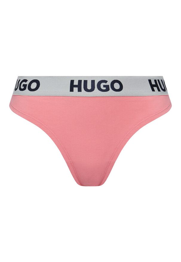 Hugo - HUGO Stringi 50469651 Różowy. Kolor: różowy. Materiał: bawełna