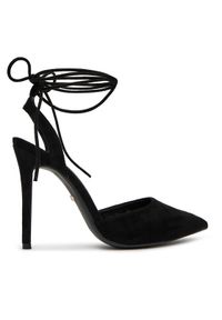 DeeZee Szpilki AB-1439-1 Czarny. Kolor: czarny. Materiał: materiał. Obcas: na szpilce #1