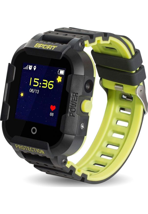 CALMEAN - Smartwatch Calmean Sport Czarno-żółty. Rodzaj zegarka: smartwatch. Kolor: wielokolorowy, czarny, żółty. Styl: sportowy