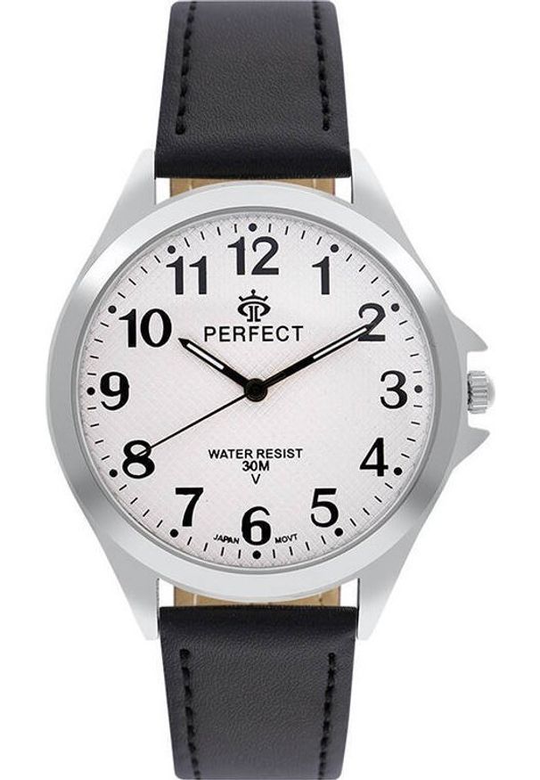 Zegarek Perfect Zegarek Perfect GXB412-03 męski klasyczny czytelny .. Styl: klasyczny