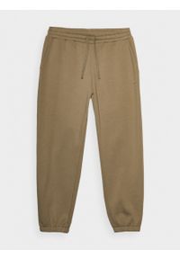 outhorn - Spodnie dresowe męskie - oliwkowe. Kolor: oliwkowy. Materiał: dresówka #5