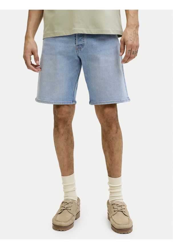 Jack & Jones Szorty materiałowe Rick Original 12290839 Niebieski Regular Fit. Kolor: niebieski. Materiał: bawełna