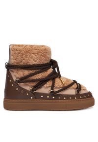 Inuikii Śniegowce Curly Rock 1001.003.0071 Beżowy. Kolor: beżowy. Materiał: materiał. Styl: rockowy #1