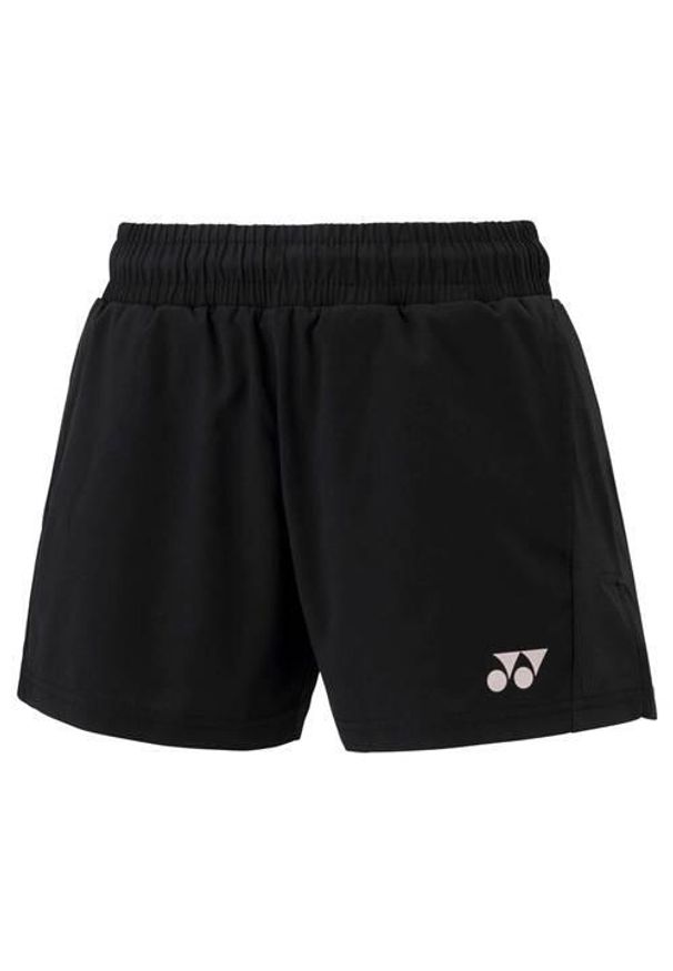YONEX - Spodnie badminton damskie Yonex CSYW00474B. Kolor: czarny. Materiał: materiał, syntetyk. Długość: krótkie