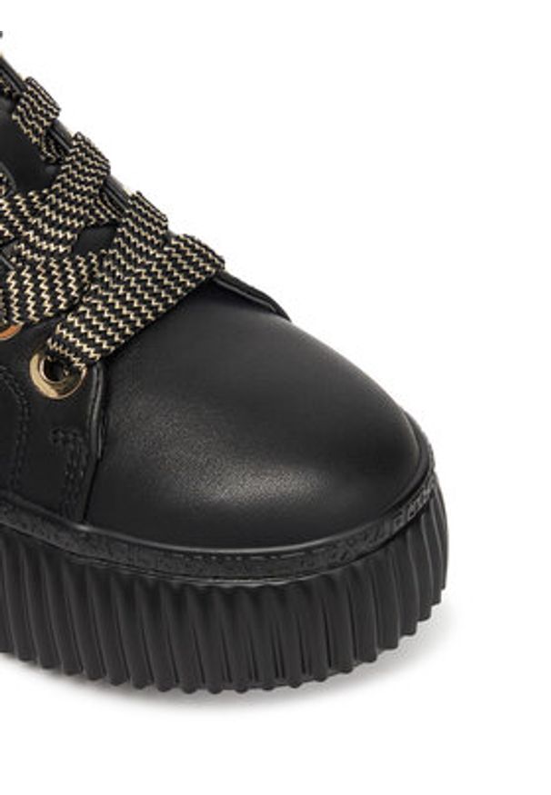 Karl Lagerfeld - KARL LAGERFELD Sneakersy KL42376A Czarny. Kolor: czarny. Materiał: skóra