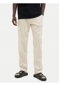 Jack & Jones - Jack&Jones Spodnie materiałowe Kane 12274977 Beżowy Relaxed Fit. Kolor: beżowy. Materiał: bawełna