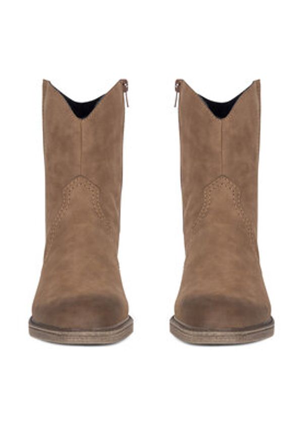 Rieker Kowbojki Y1251-24 Brązowy. Kolor: brązowy. Materiał: materiał