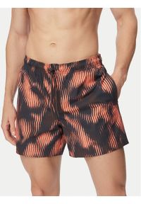 Jack & Jones Szorty kąpielowe Maui Shell 12291808 Bordowy Regular Fit. Kolor: czerwony. Materiał: syntetyk #1